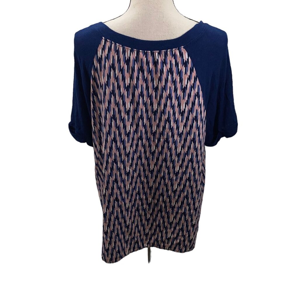 Gilli 1X Blouse Multicolored zig zag Pattern - Picture 5 of 5